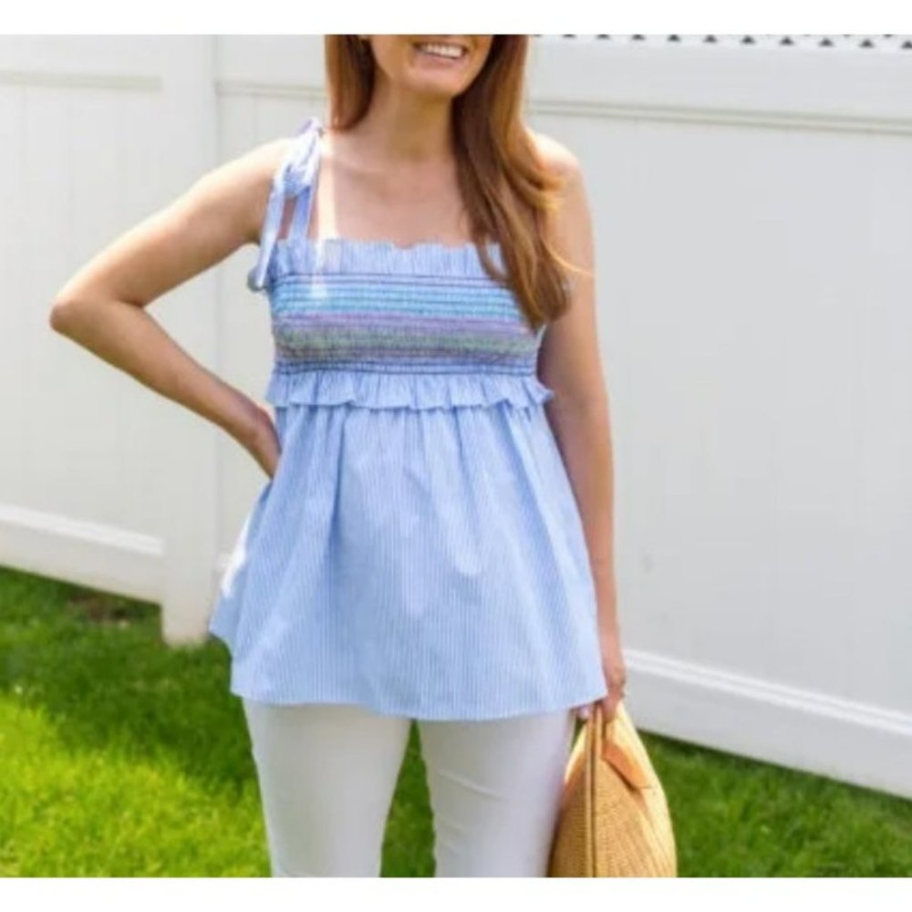 Tuckernuck Smocked Blouse